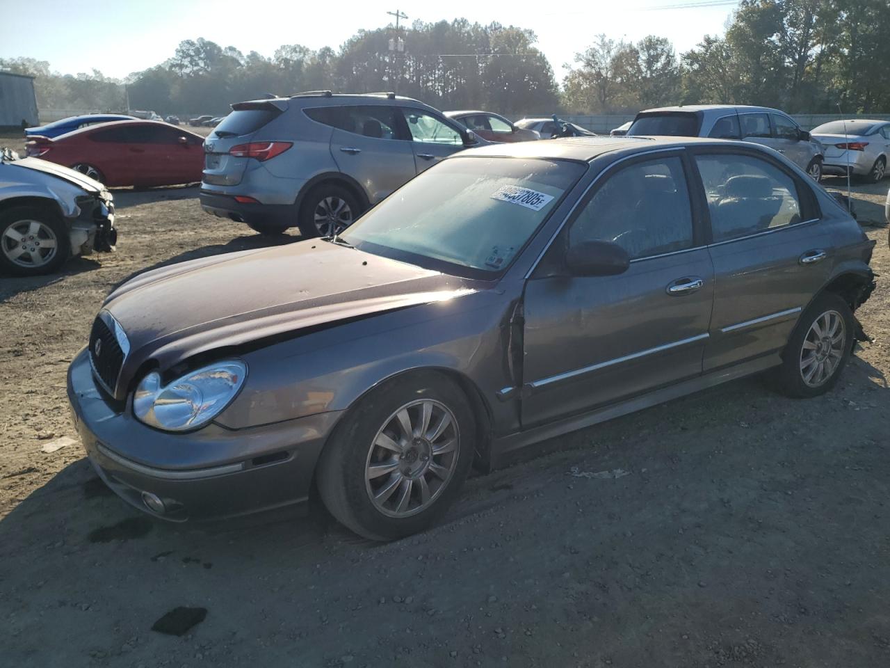 2002 Hyundai Sonata Gls Gray vin: KMHWF35H12A524565