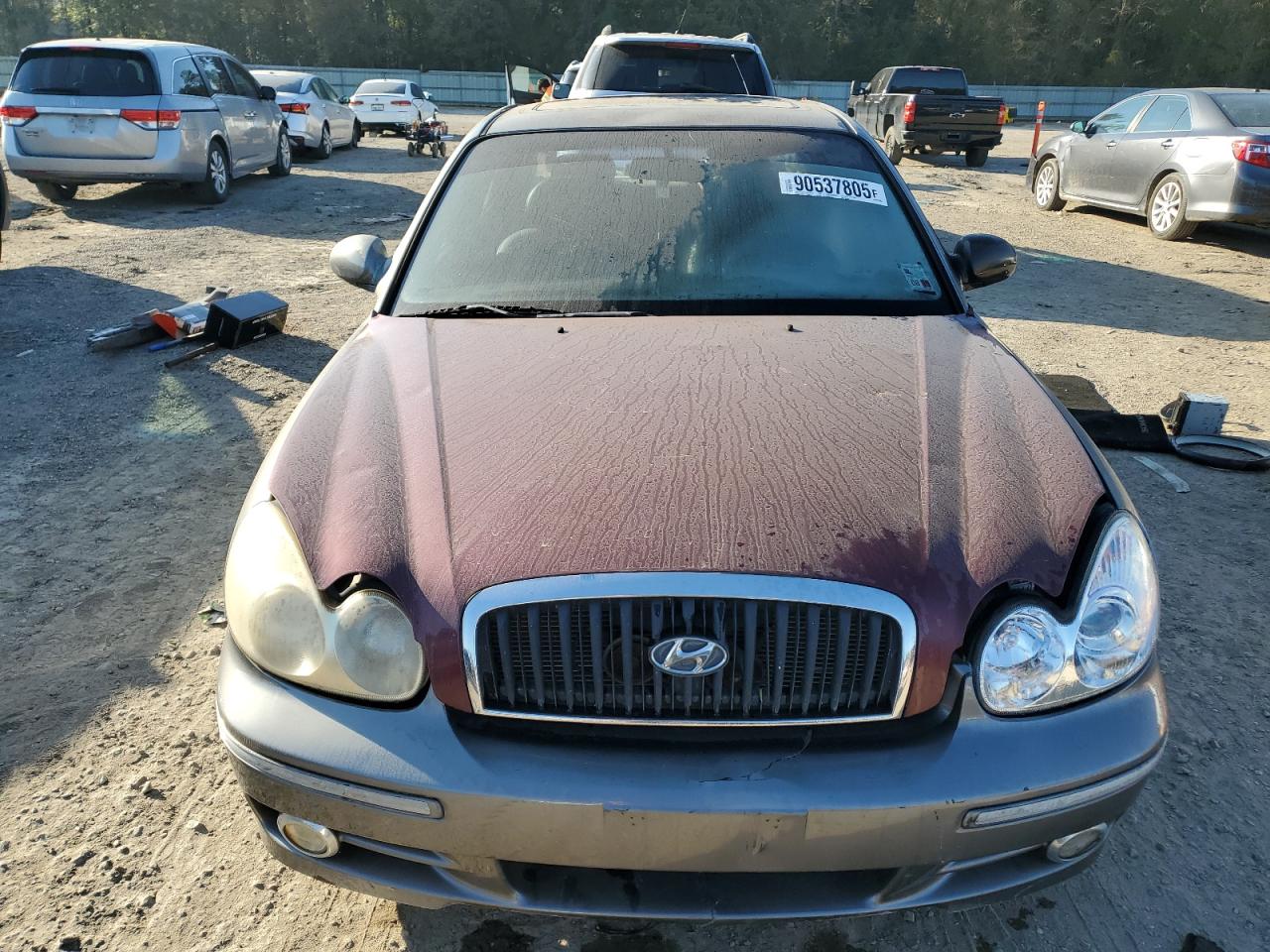 2002 Hyundai Sonata Gls Gray vin: KMHWF35H12A524565