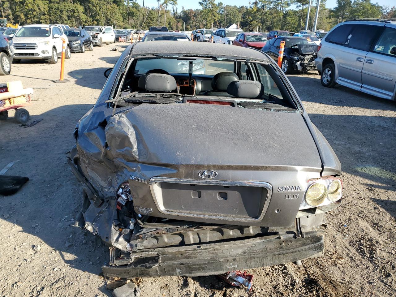 2002 Hyundai Sonata Gls Gray vin: KMHWF35H12A524565