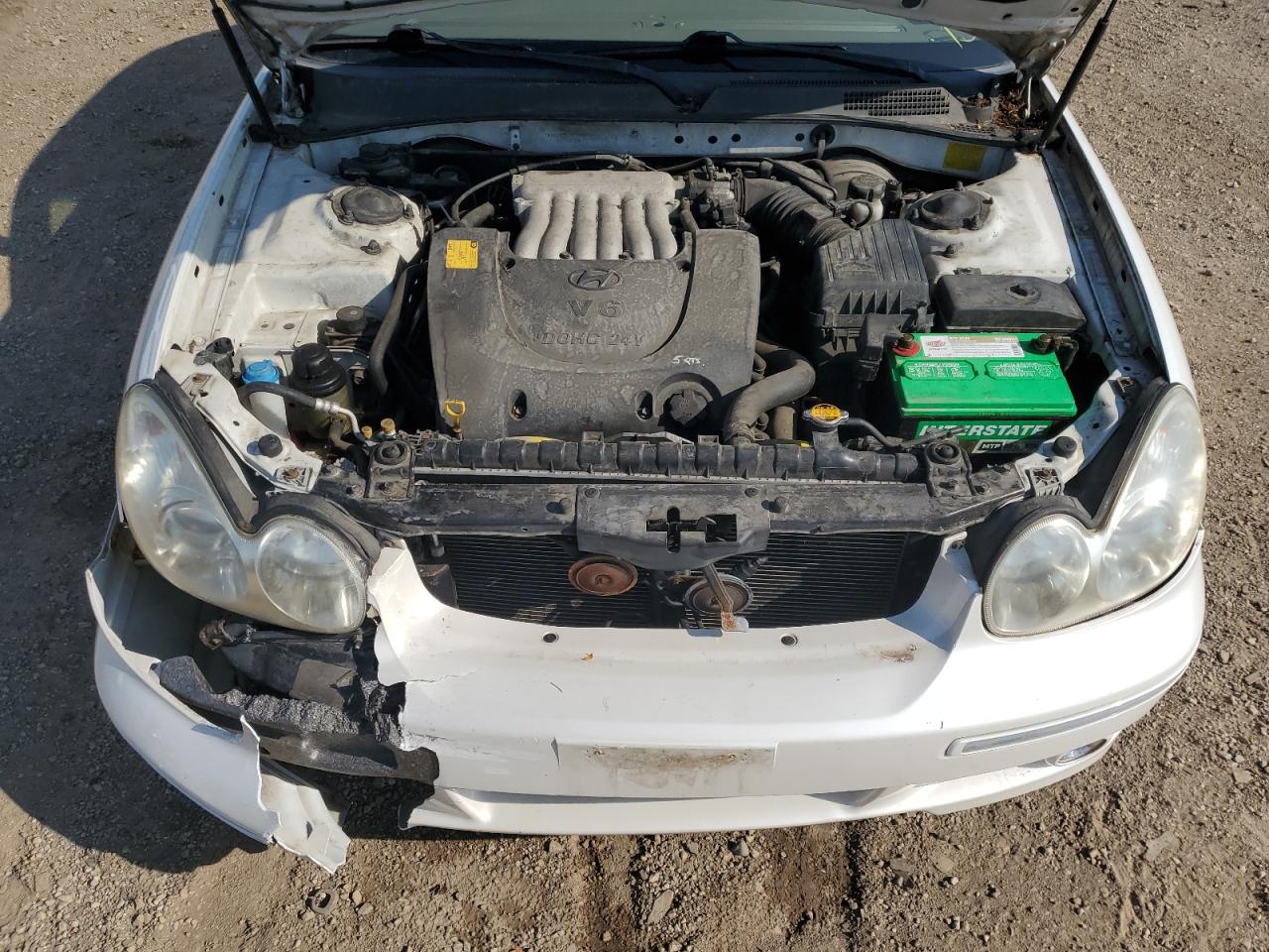 2002 Hyundai Sonata Gls Белый vin: KMHWF35H12A689693