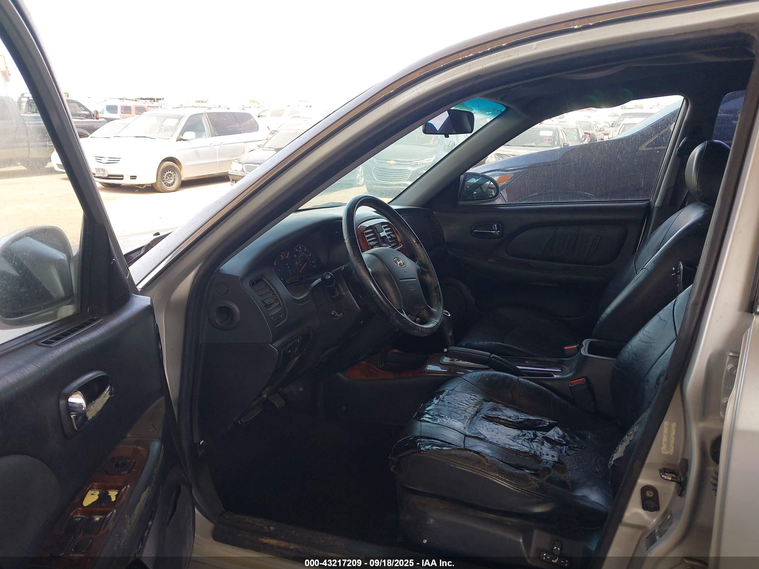 2002 Hyundai Sonata Gls/lx Silver vin: KMHWF35H12A715354