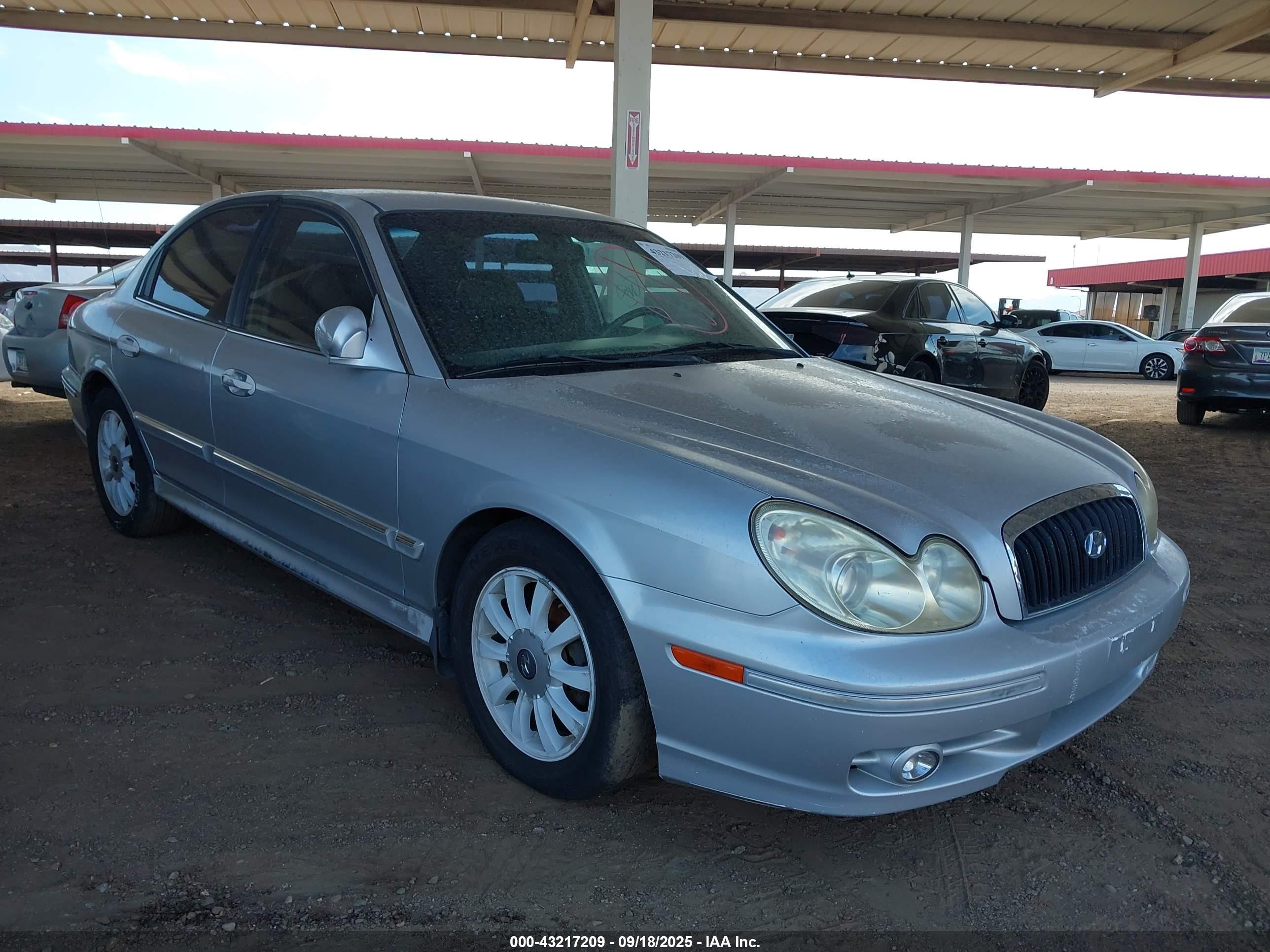 2002 Hyundai Sonata Gls/lx Silver vin: KMHWF35H12A715354