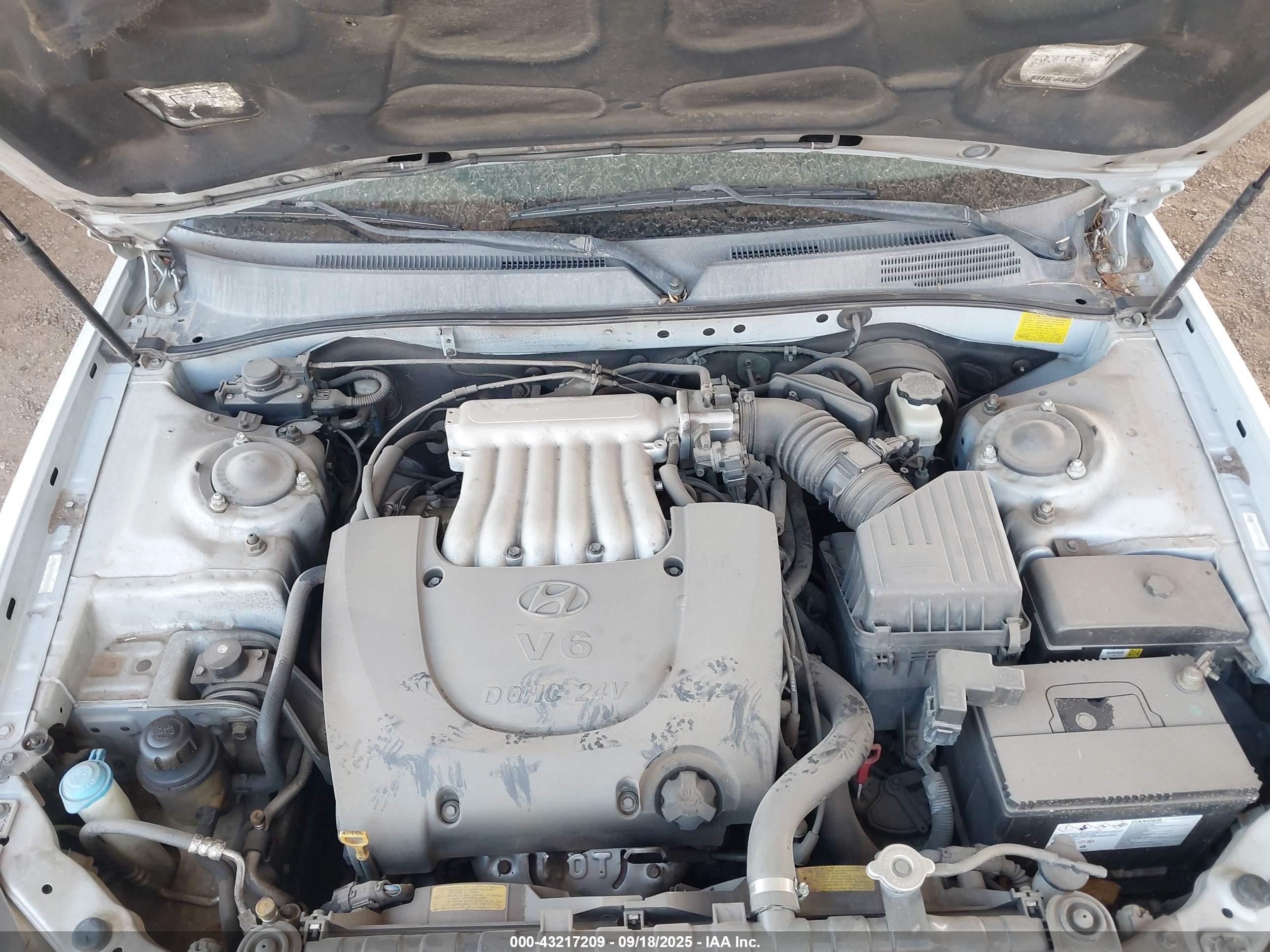 2002 Hyundai Sonata Gls/lx Silver vin: KMHWF35H12A715354