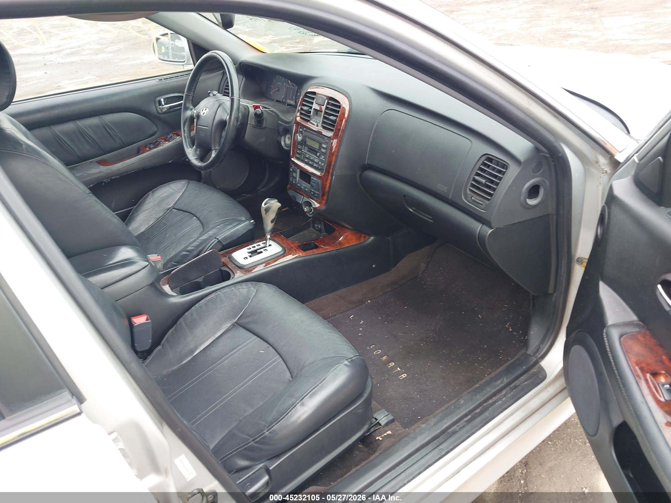 2004 Hyundai Sonata Gls/lx Silver vin: KMHWF35H14A089632