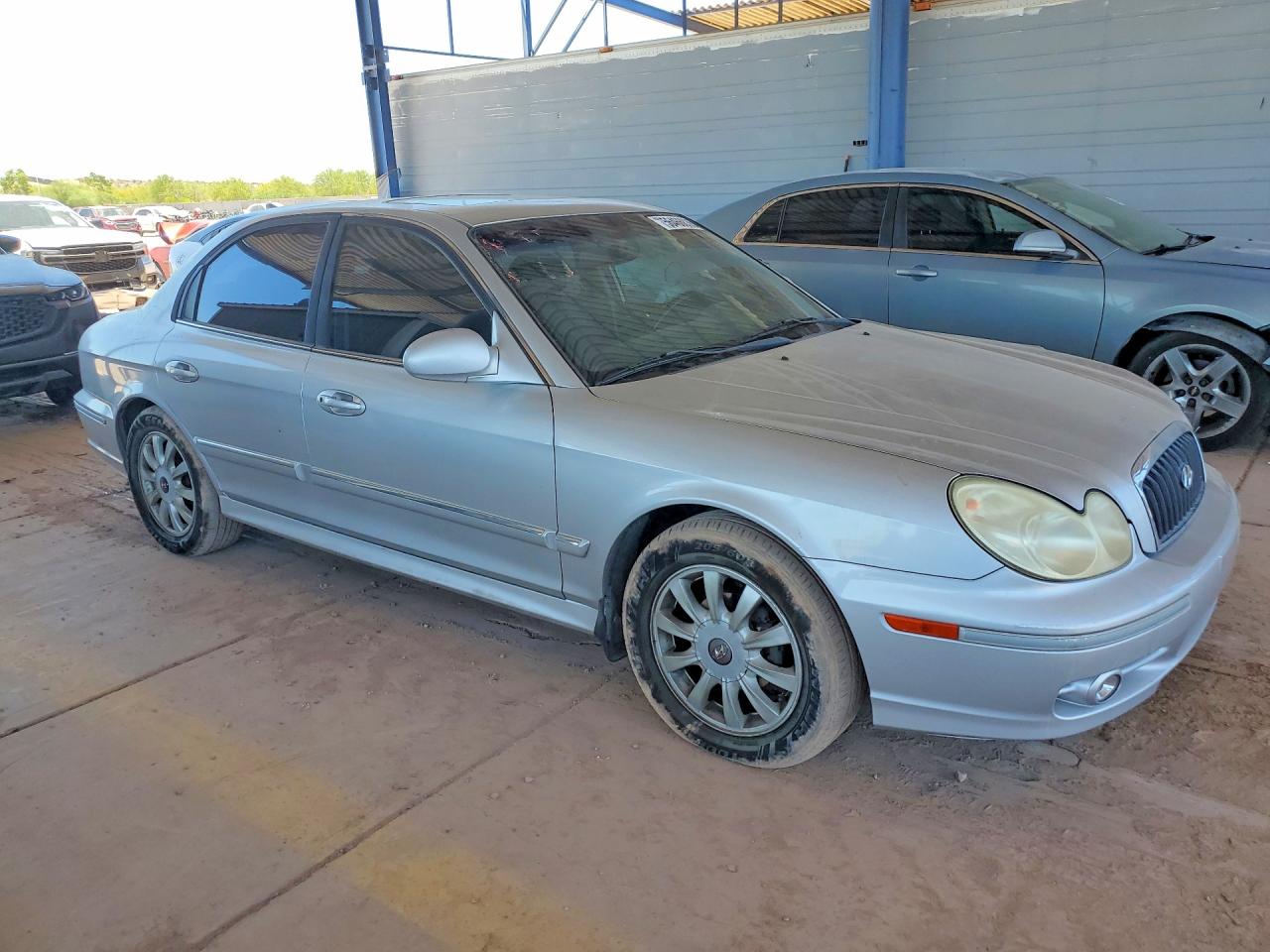 2004 Hyundai Sonata Gls Silver vin: KMHWF35H14A922541