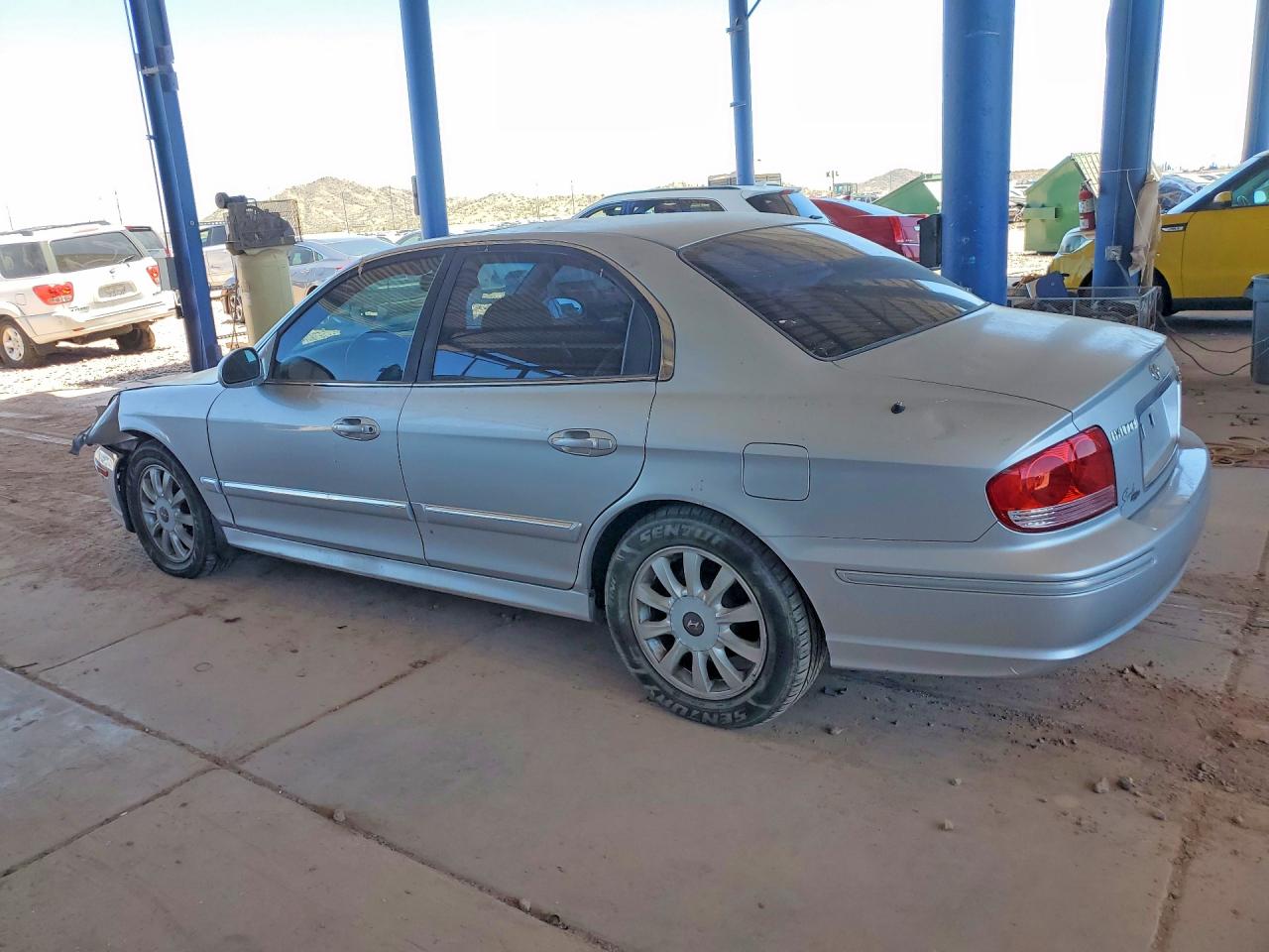 2004 Hyundai Sonata Gls Silver vin: KMHWF35H14A922541