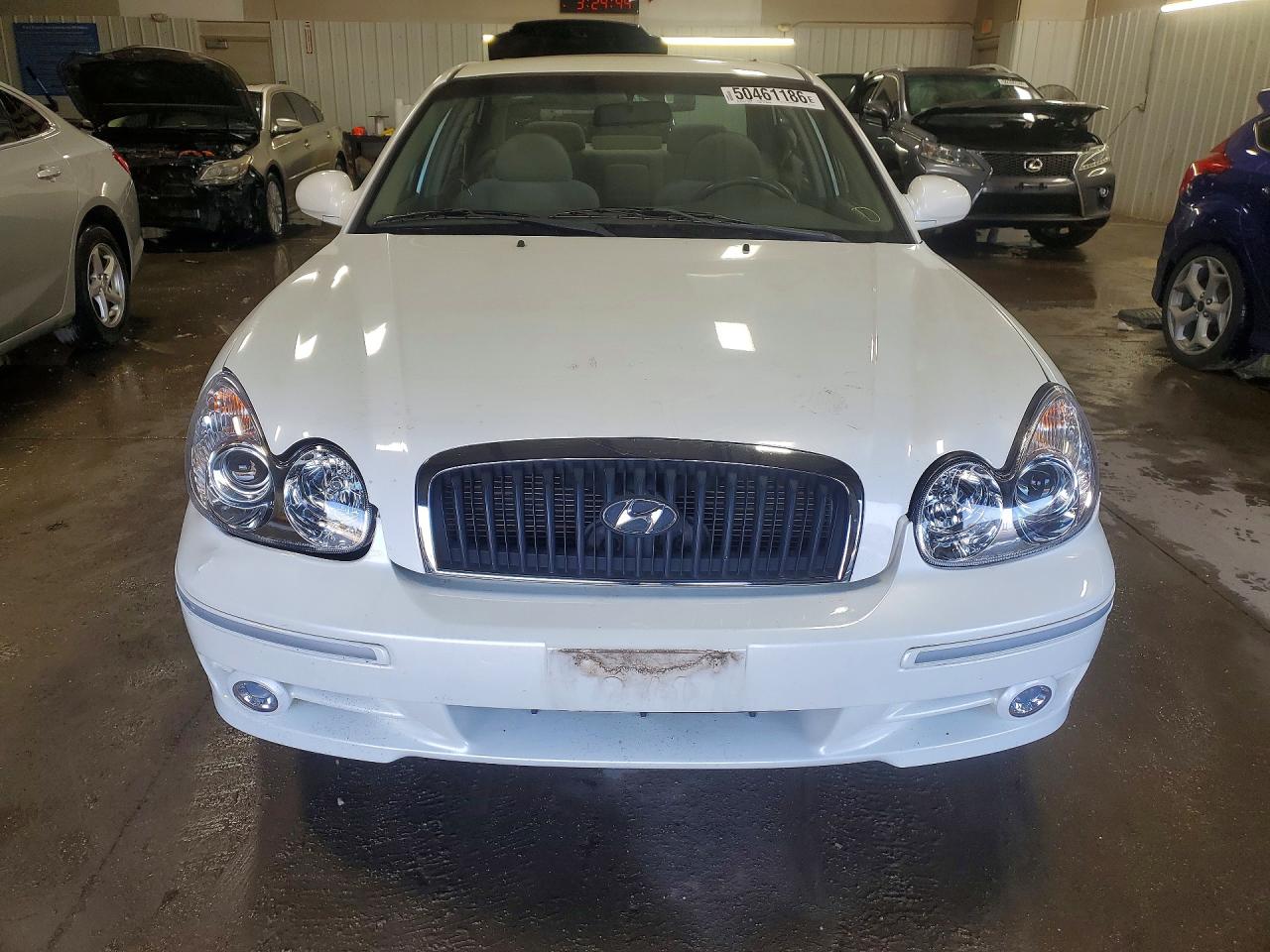 2005 Hyundai Sonata Gls White vin: KMHWF35H15A130438