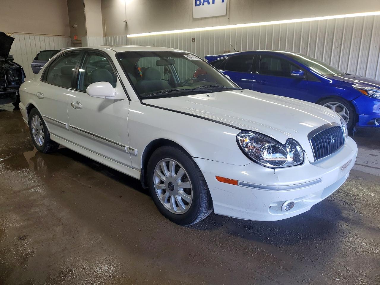 2005 Hyundai Sonata Gls White vin: KMHWF35H15A130438