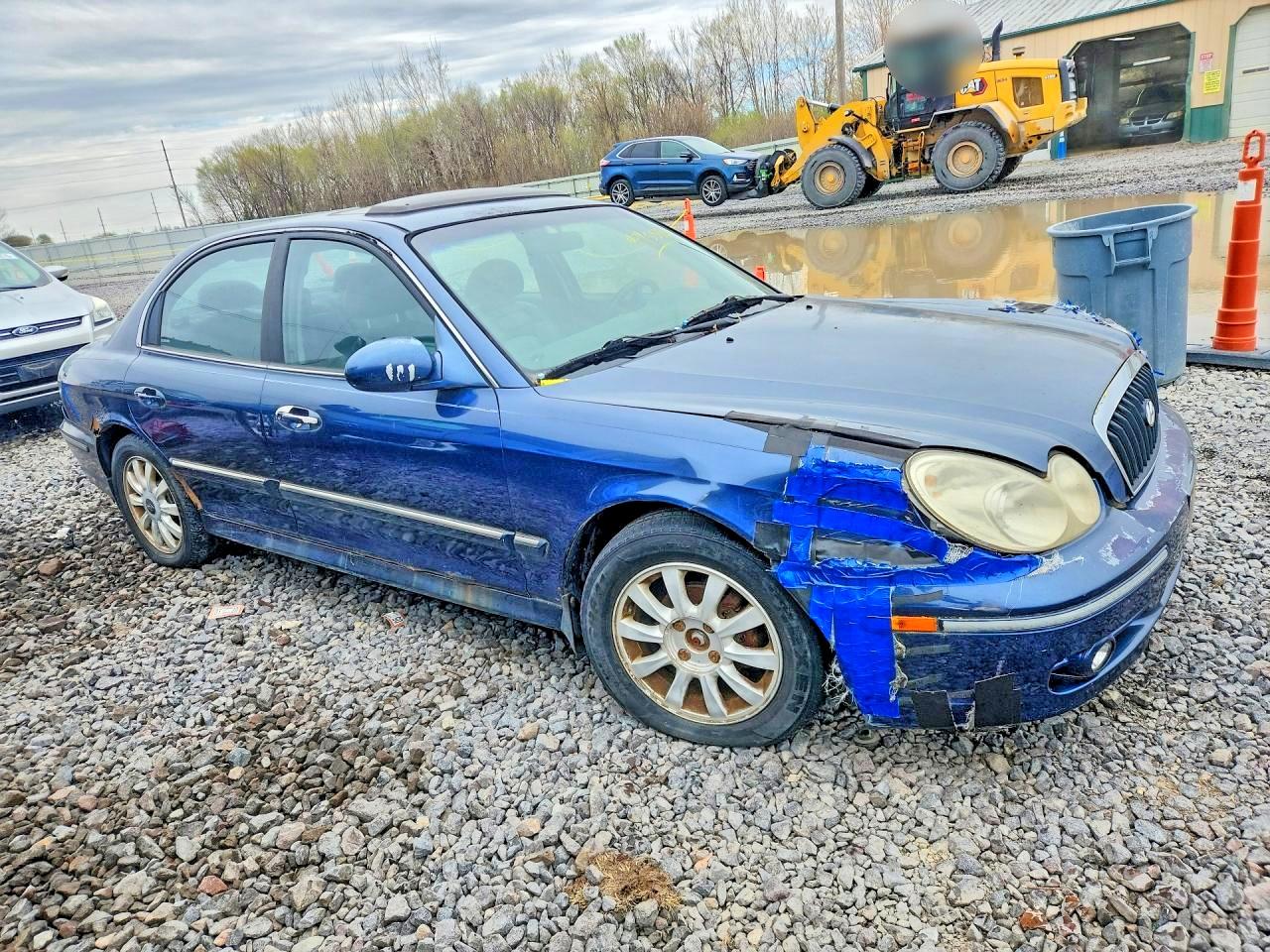 2002 Hyundai Sonata Gls White vin: KMHWF35H22A614498
