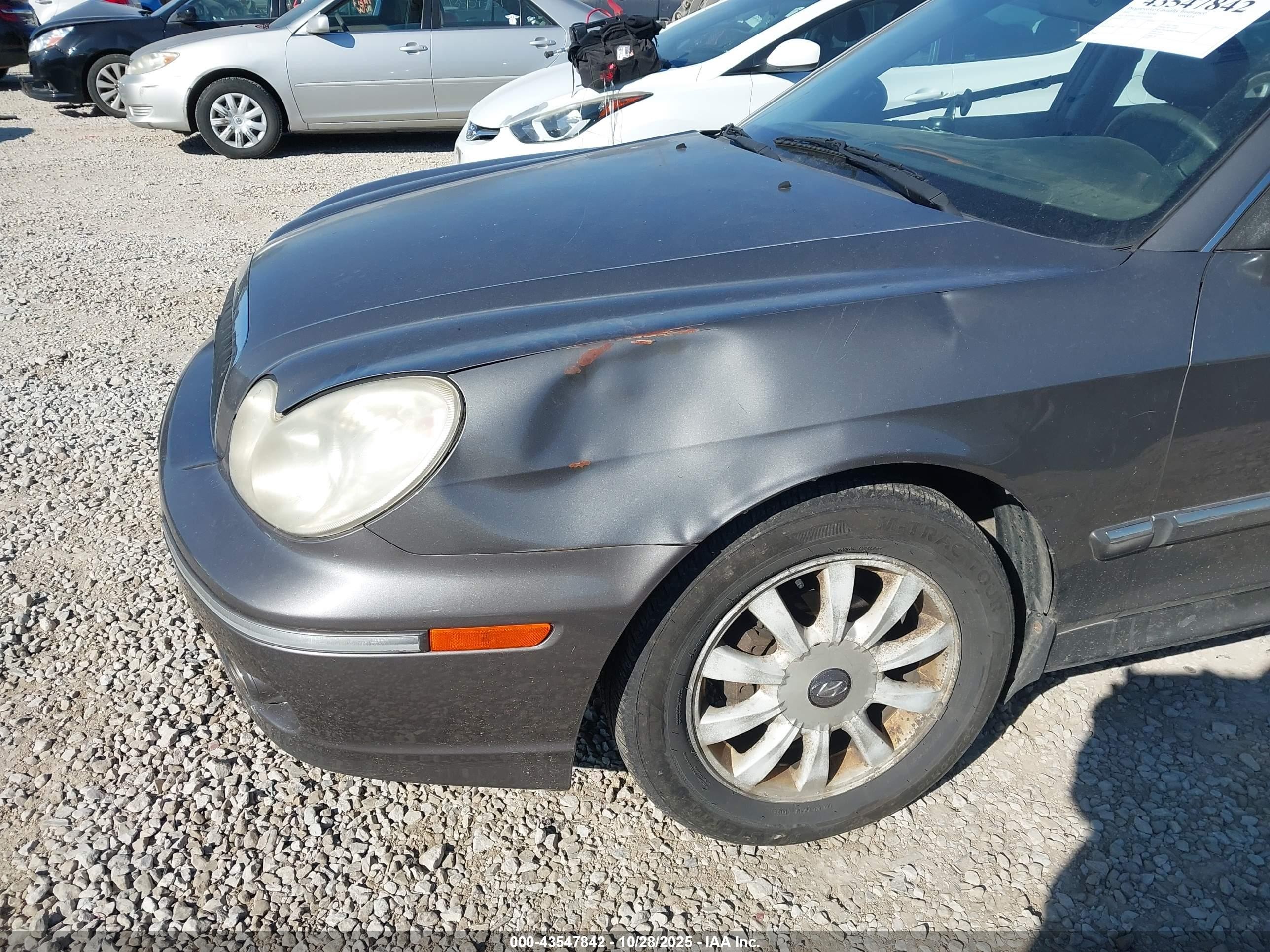 2002 Hyundai Sonata Gls/lx Gray vin: KMHWF35H22A638266