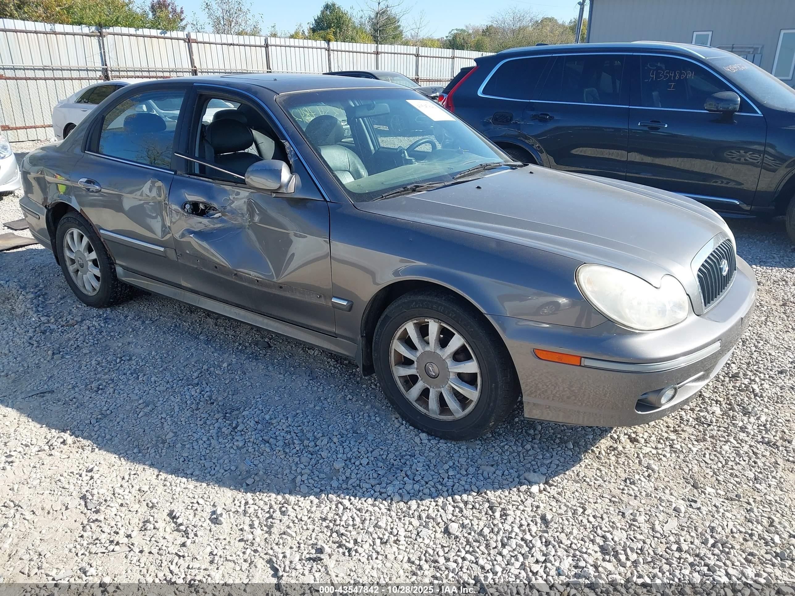 2002 Hyundai Sonata Gls/lx Gray vin: KMHWF35H22A638266