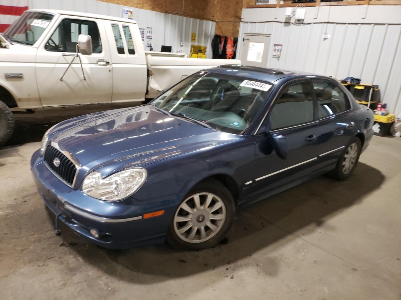 2002 Hyundai Sonata Gls Blue vin: KMHWF35H22A640633