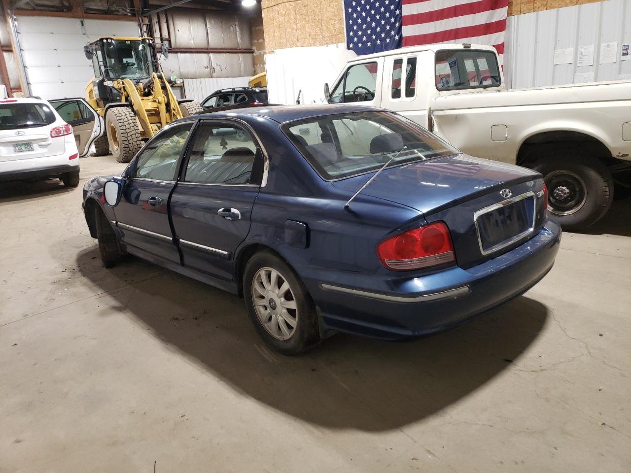 2002 Hyundai Sonata Gls Blue vin: KMHWF35H22A640633