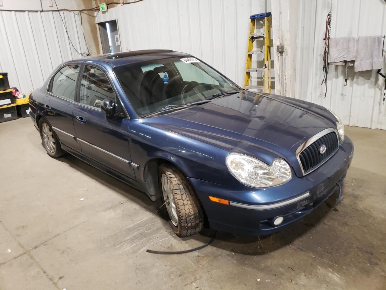 2002 Hyundai Sonata Gls Blue vin: KMHWF35H22A640633