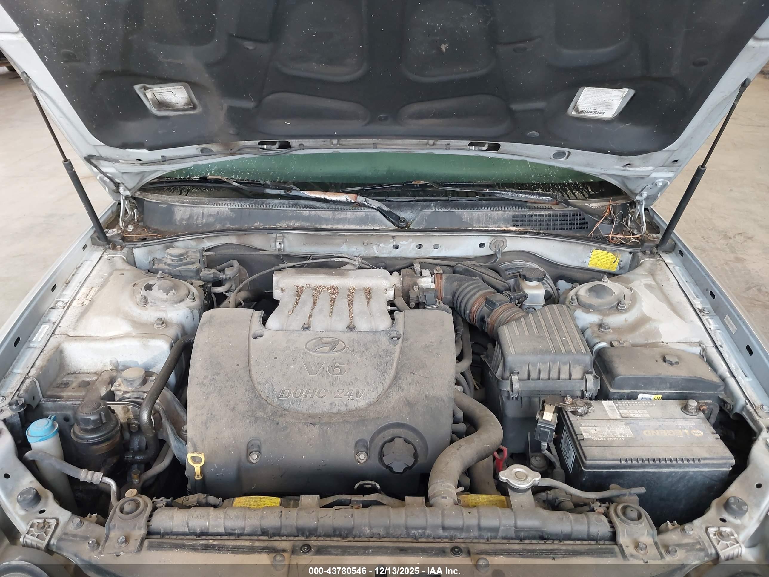 2002 Hyundai Sonata Gls/lx Silver vin: KMHWF35H22A690920