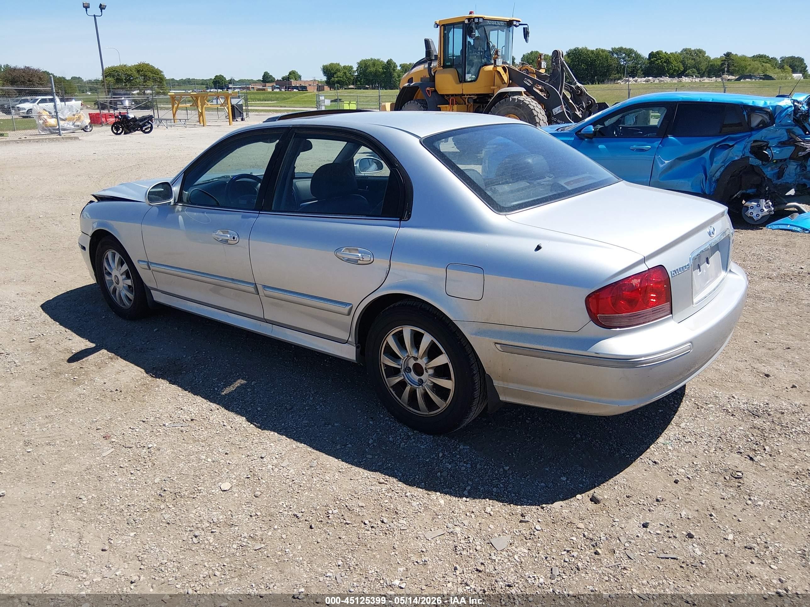 2003 Hyundai Sonata Gls/lx Gray vin: KMHWF35H23A752690