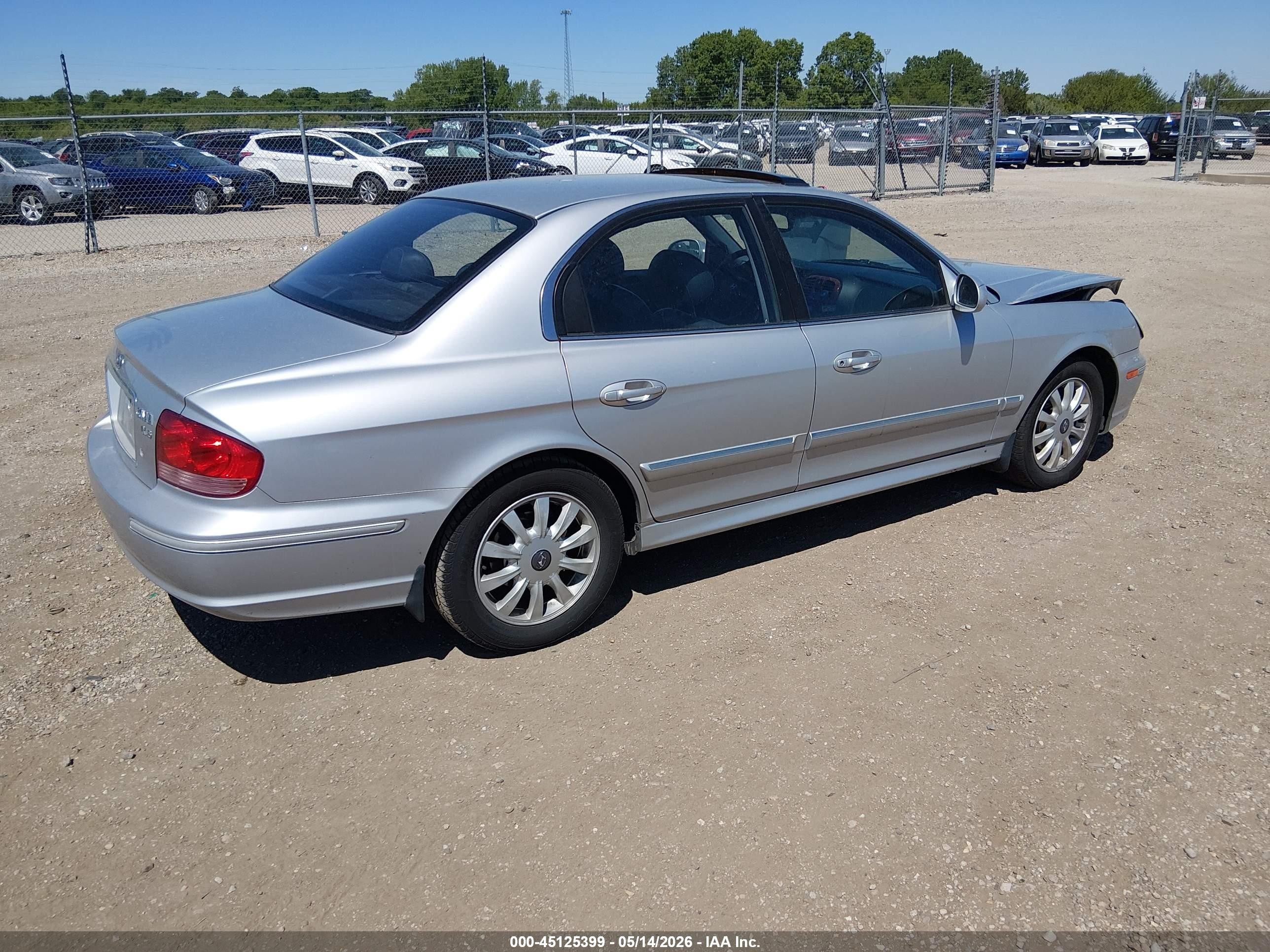 2003 Hyundai Sonata Gls/lx Gray vin: KMHWF35H23A752690