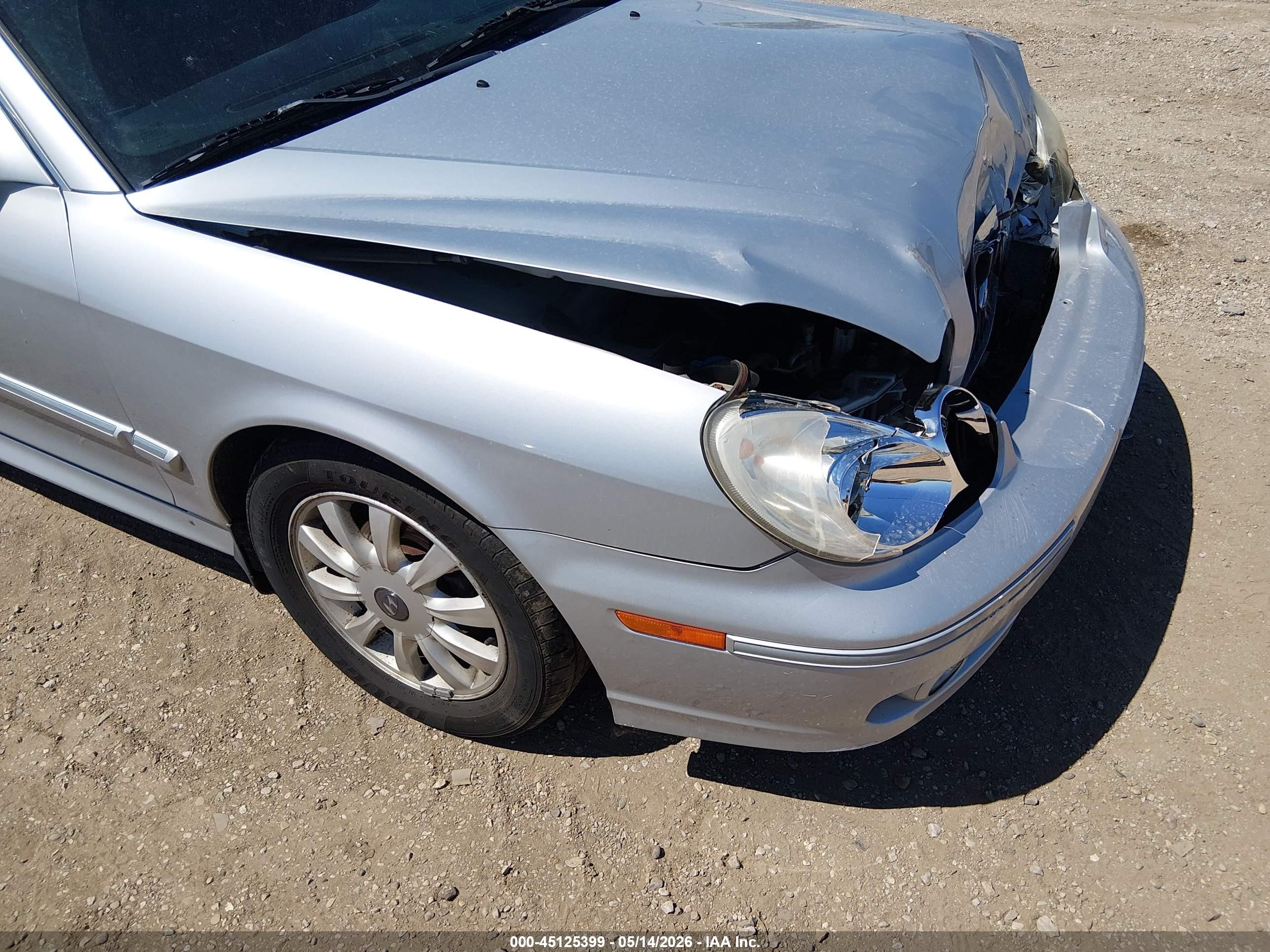 2003 Hyundai Sonata Gls/lx Gray vin: KMHWF35H23A752690