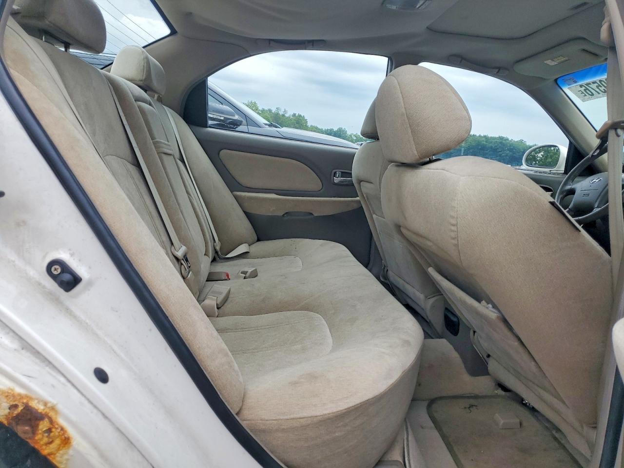2003 Hyundai Sonata Gls White vin: KMHWF35H23A906394