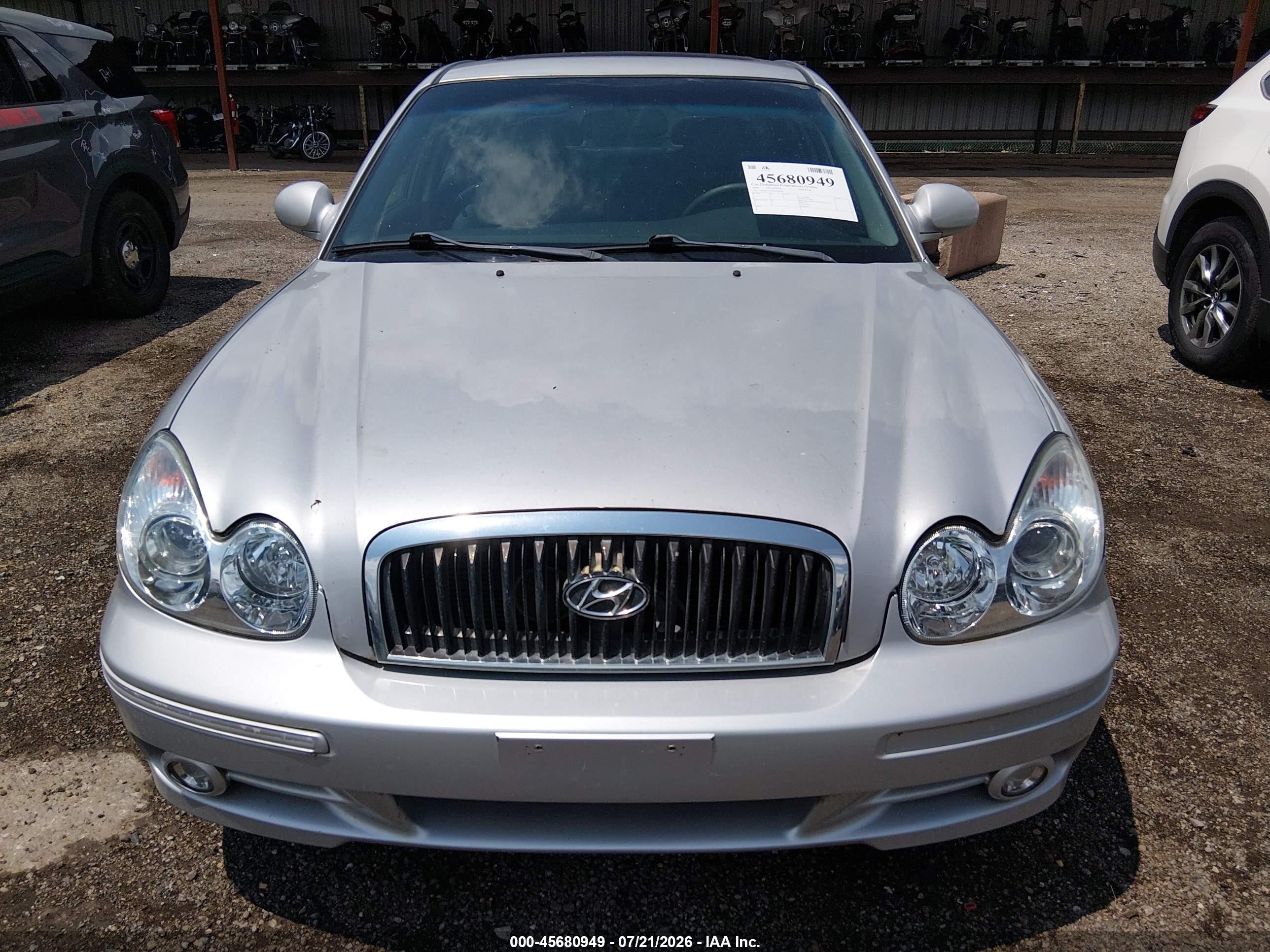 2004 Hyundai Sonata Gls/lx Silver vin: KMHWF35H24A956570
