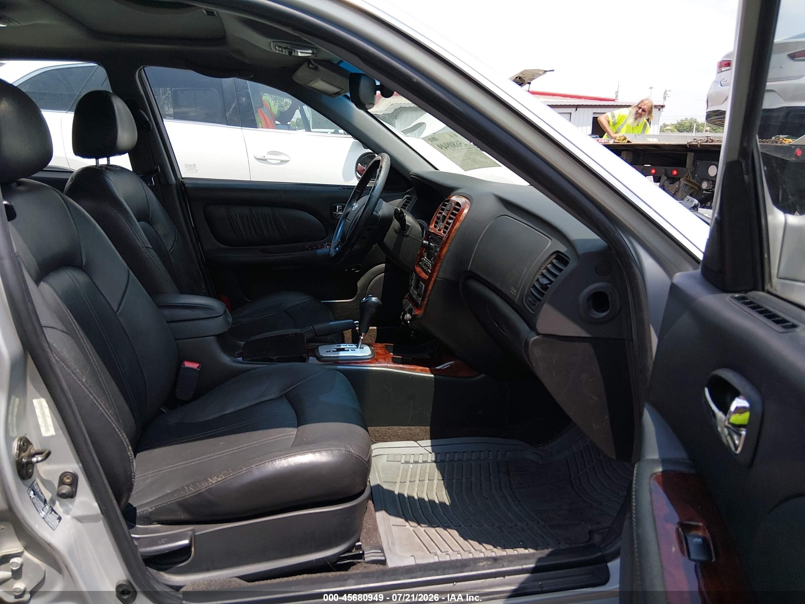 2004 Hyundai Sonata Gls/lx Silver vin: KMHWF35H24A956570