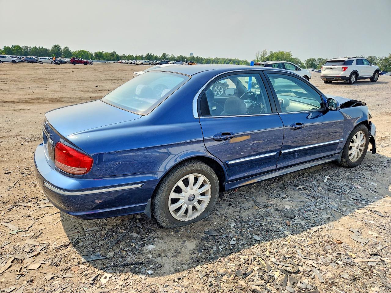 2004 Hyundai Sonata Gls Blue vin: KMHWF35H24A972090