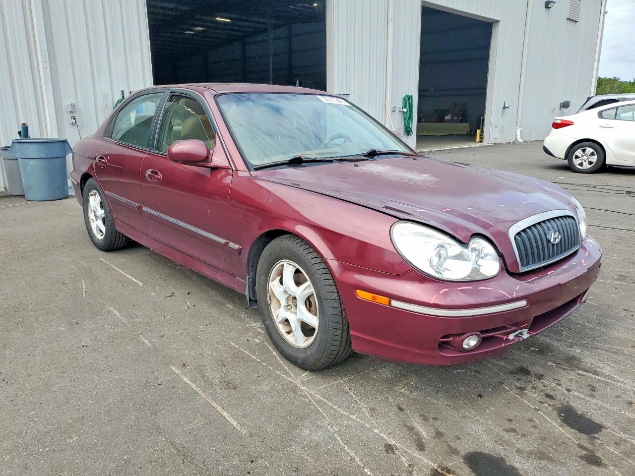 2005 Hyundai Sonata Gls Burgundy vin: KMHWF35H25A146082