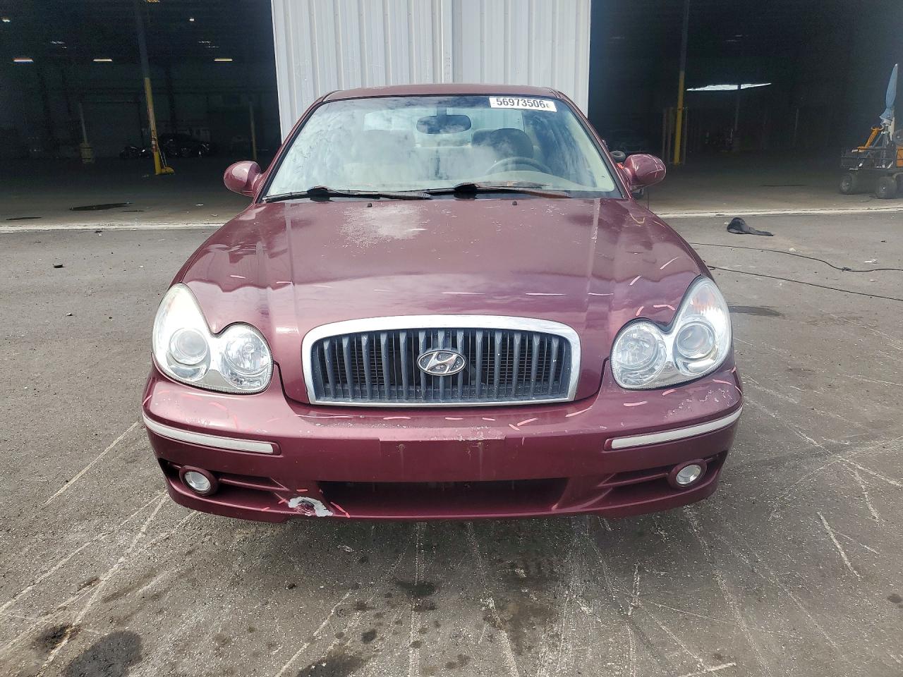 2005 Hyundai Sonata Gls Burgundy vin: KMHWF35H25A146082