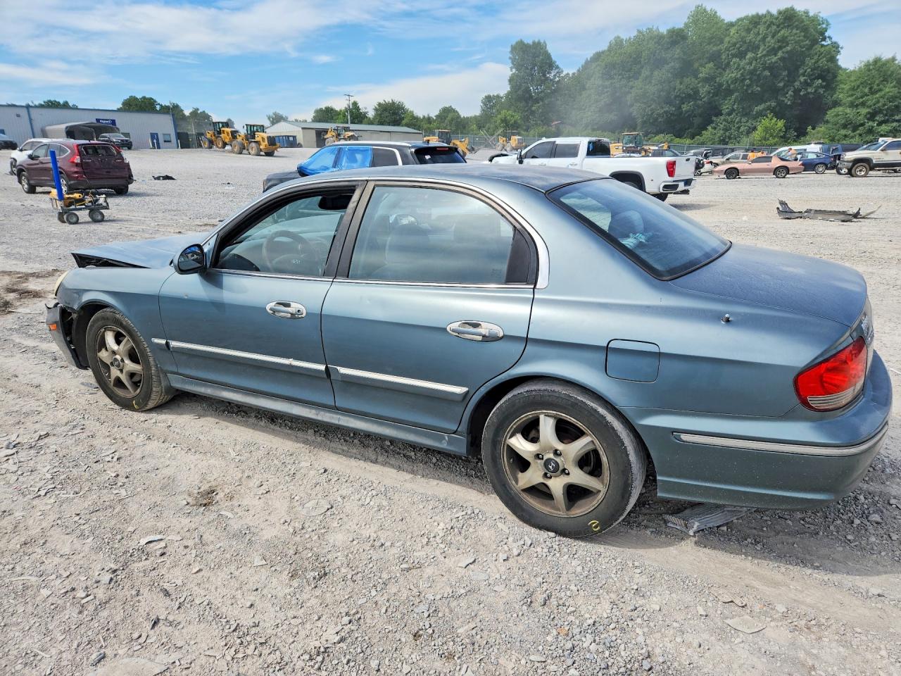 2005 Hyundai Sonata Gls Blue vin: KMHWF35H25A189174
