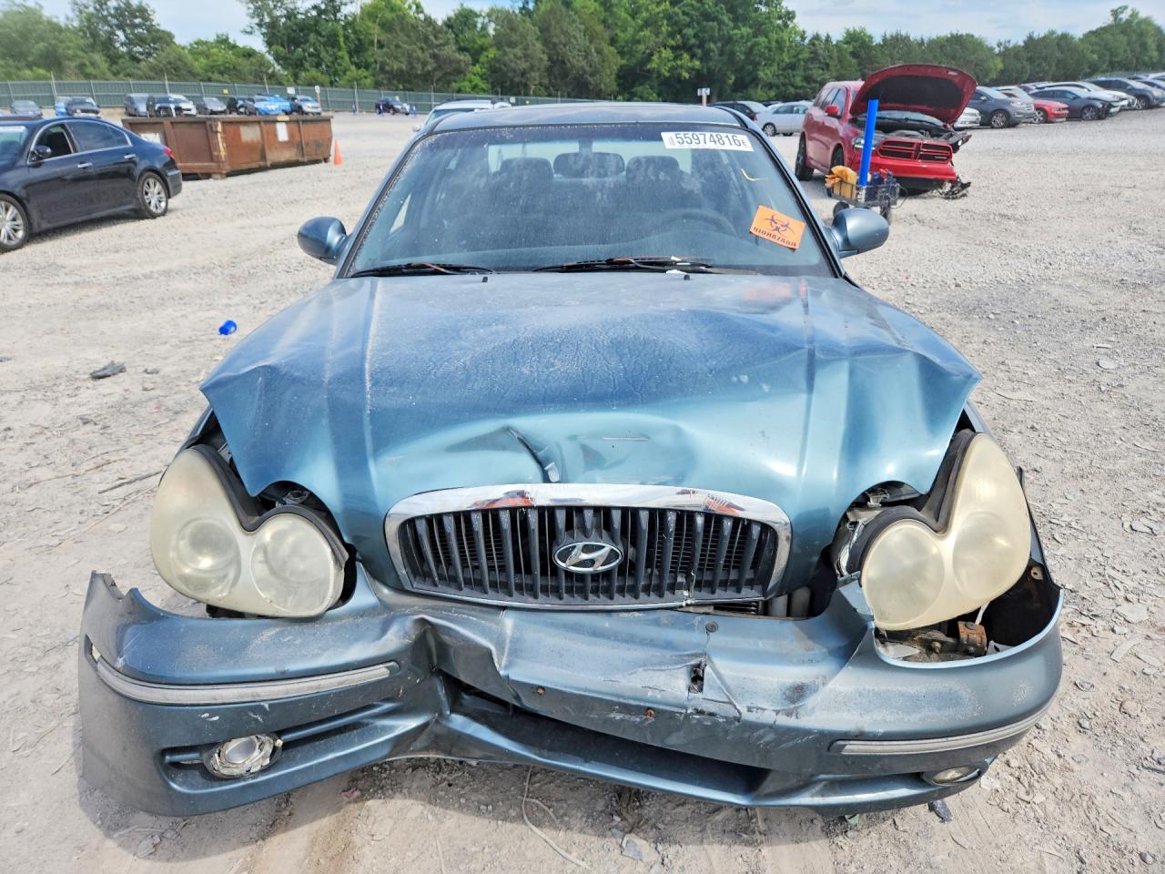 2005 Hyundai Sonata Gls Blue vin: KMHWF35H25A189174