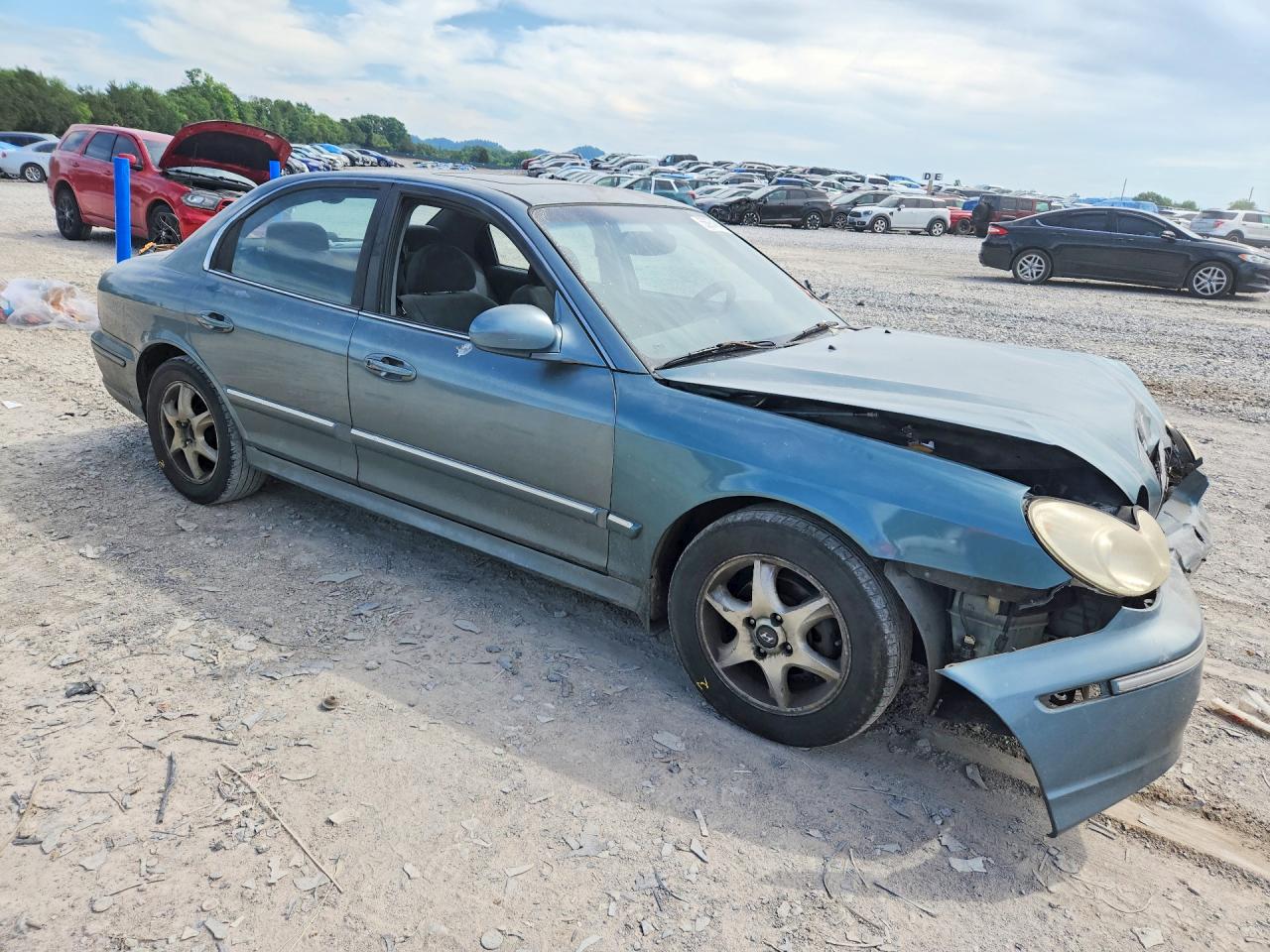 2005 Hyundai Sonata Gls Blue vin: KMHWF35H25A189174