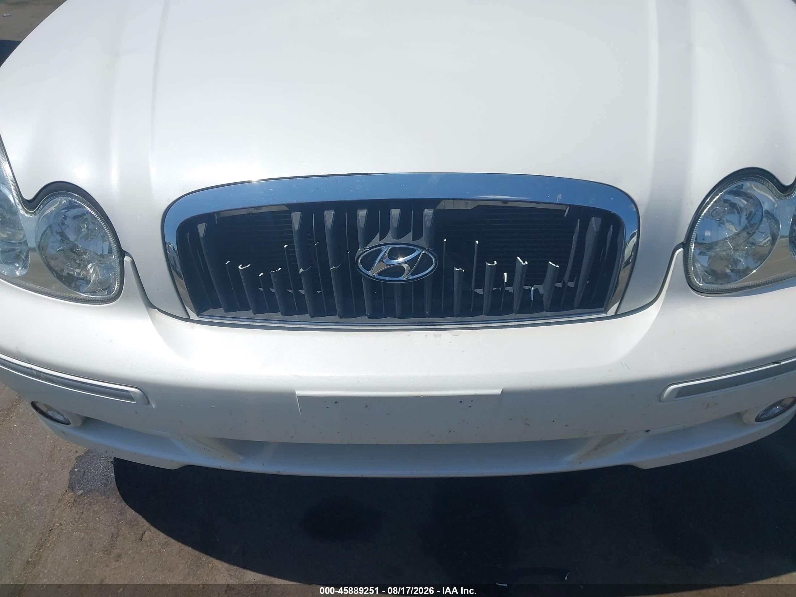 2003 Hyundai Sonata Gls/lx White vin: KMHWF35H33A896202