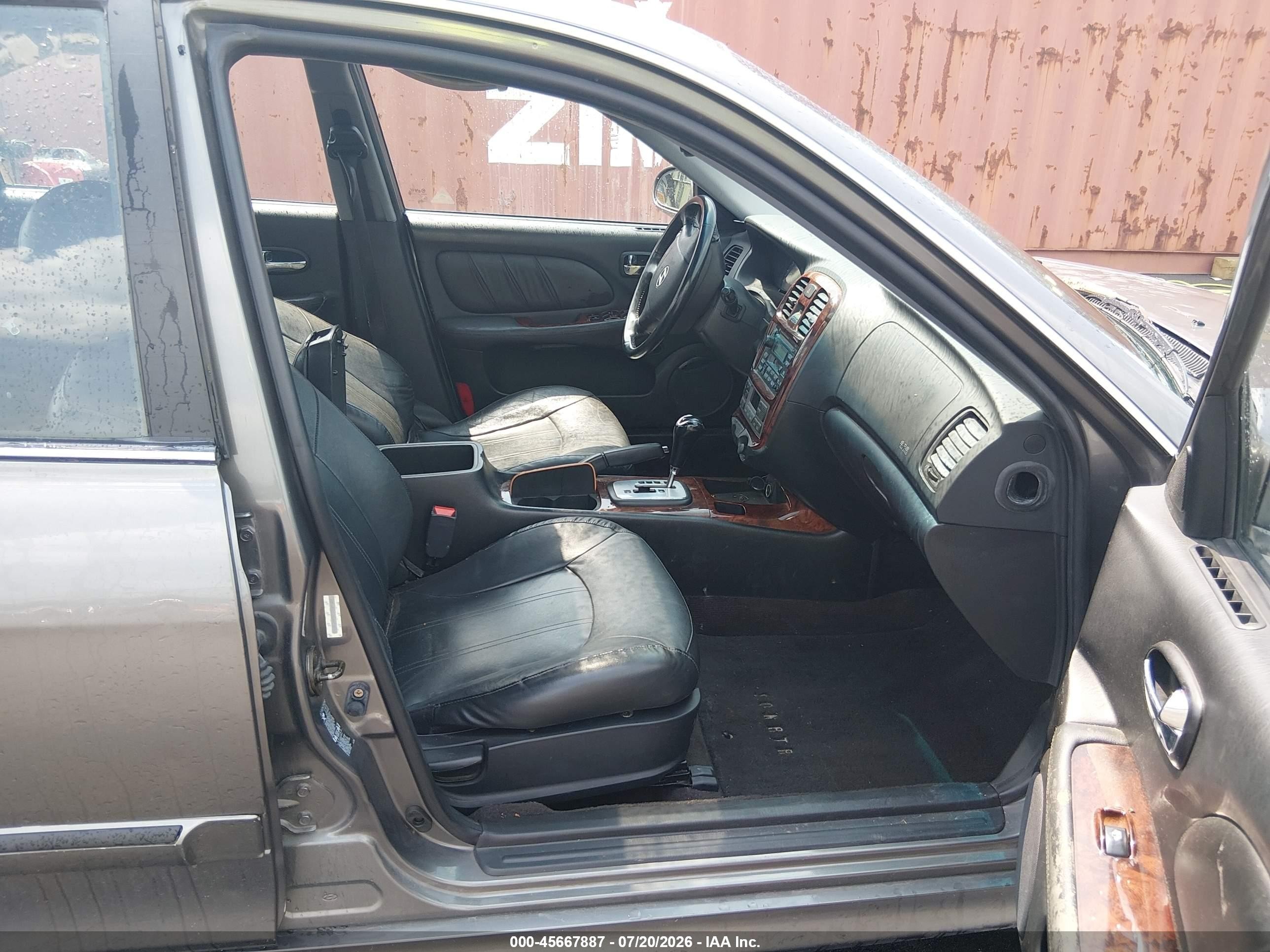 2004 Hyundai Sonata Gls/lx Gray vin: KMHWF35H34A073500