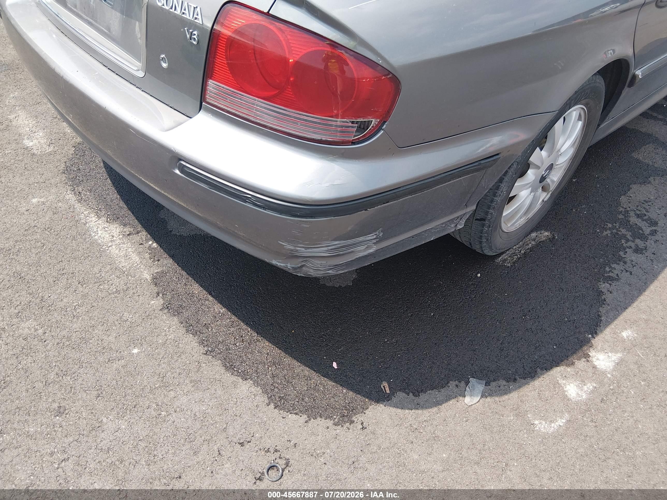 2004 Hyundai Sonata Gls/lx Gray vin: KMHWF35H34A073500