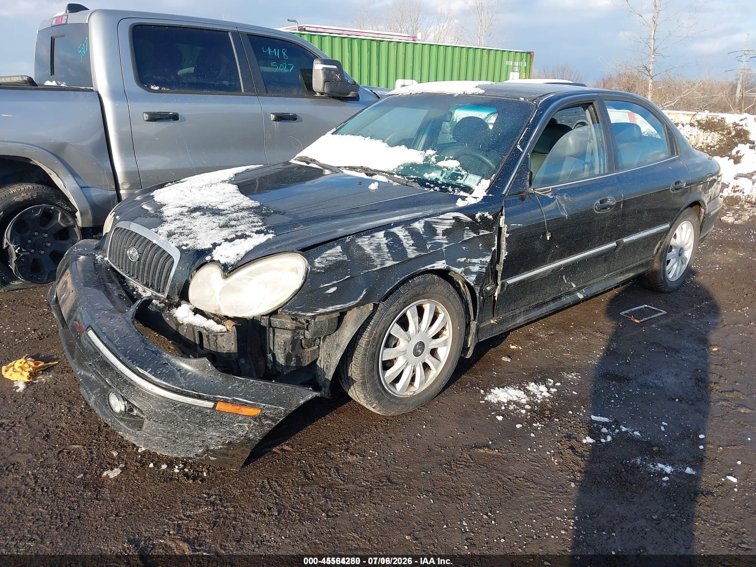 2004 Hyundai Sonata Gls/lx Черный vin: KMHWF35H34A926428