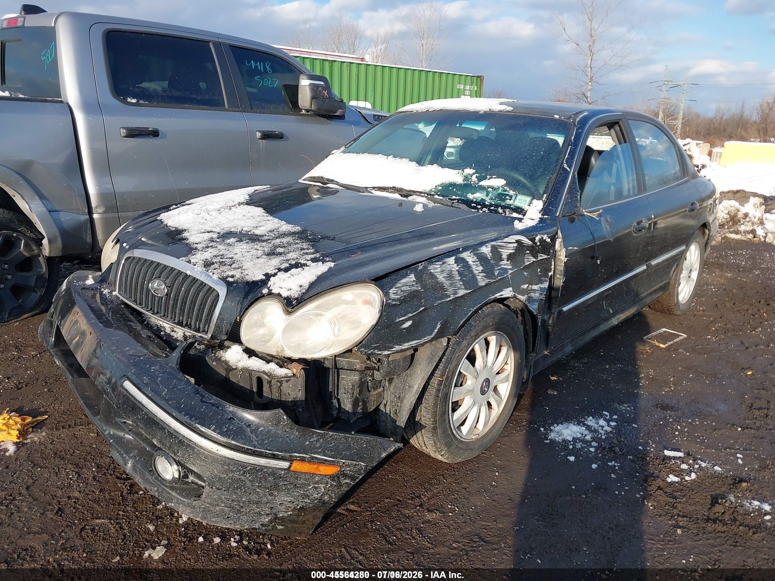 2004 Hyundai Sonata Gls/lx Черный vin: KMHWF35H34A926428
