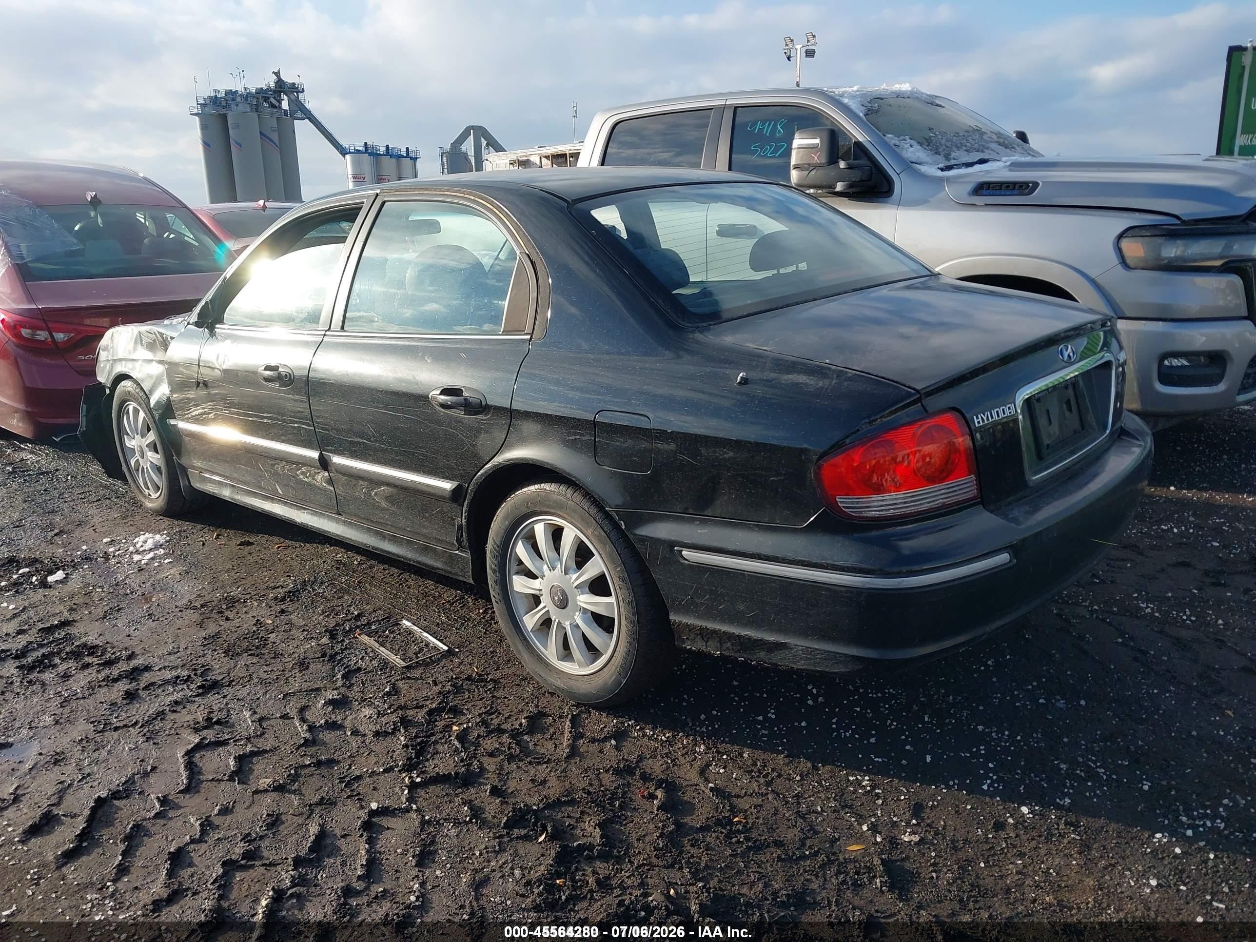 2004 Hyundai Sonata Gls/lx Черный vin: KMHWF35H34A926428