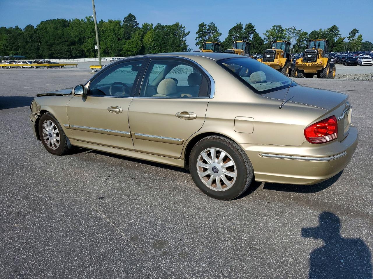 2004 Hyundai Sonata Gls Золотой vin: KMHWF35H34A948252