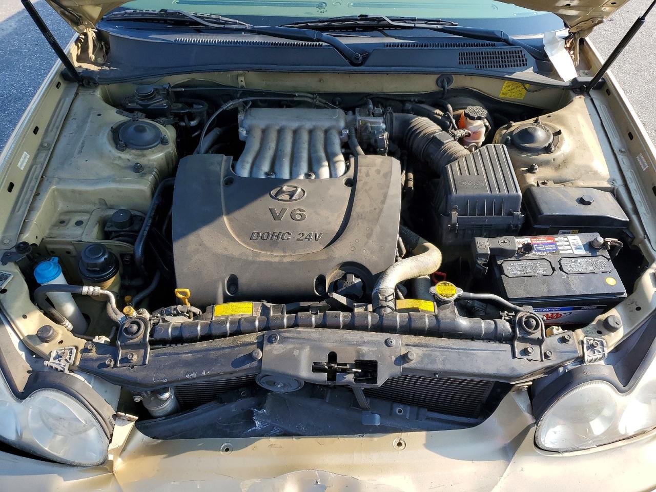 2004 Hyundai Sonata Gls Золотой vin: KMHWF35H34A948252