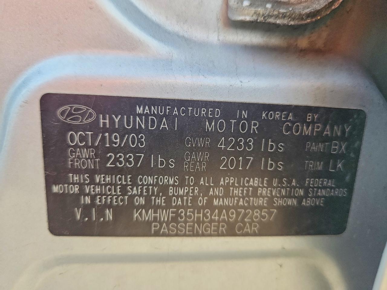 2004 Hyundai Sonata Gls Silver vin: KMHWF35H34A972857