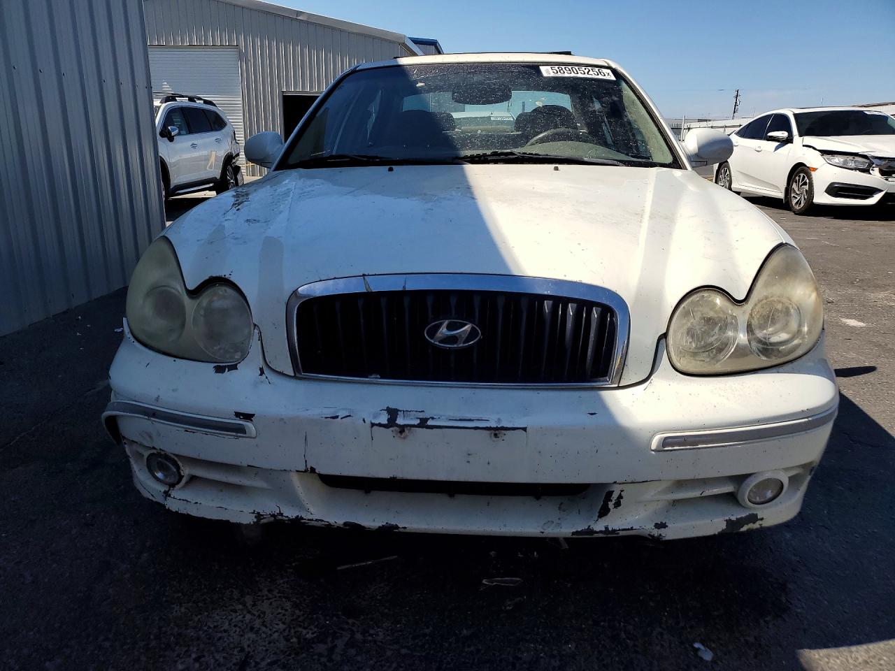 2005 Hyundai Sonata Gls White vin: KMHWF35H35A163683