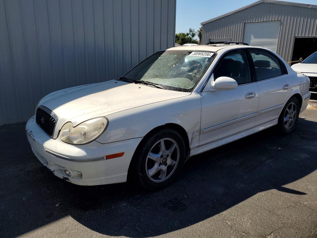 2005 Hyundai Sonata Gls White vin: KMHWF35H35A163683