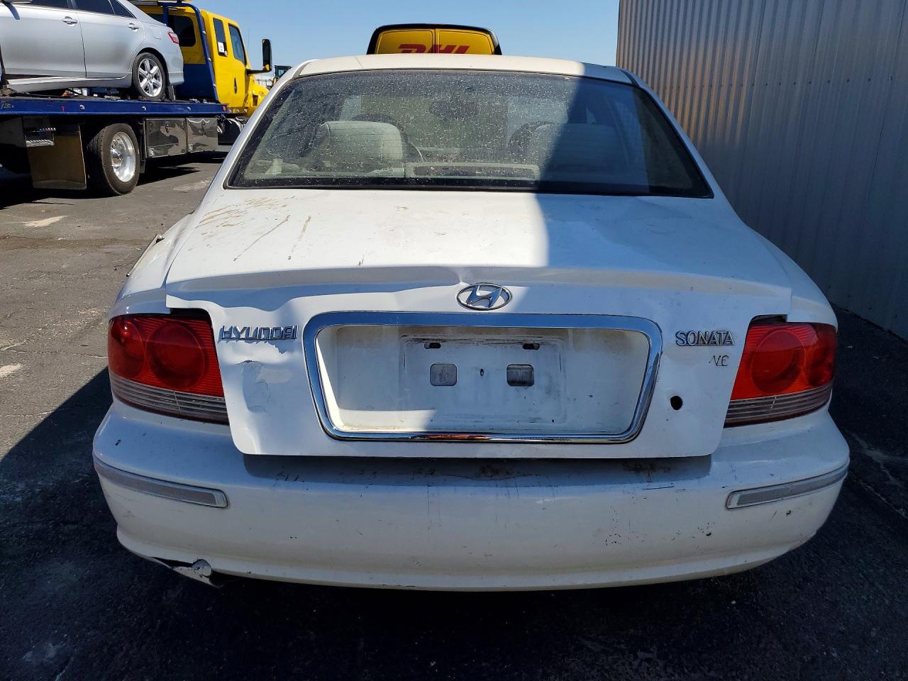 2005 Hyundai Sonata Gls White vin: KMHWF35H35A163683