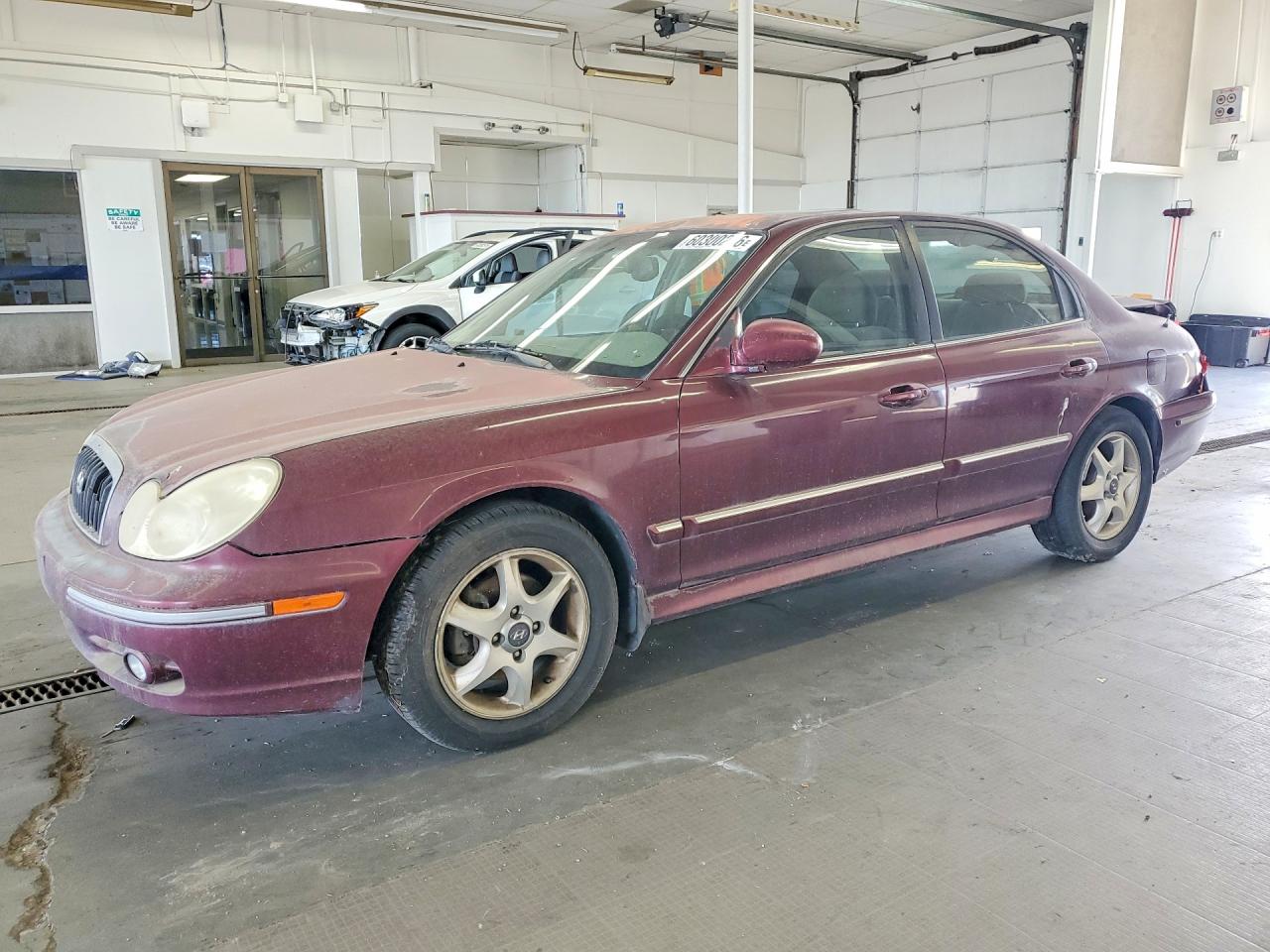 2005 Hyundai Sonata Gls Burgundy vin: KMHWF35H35A192004