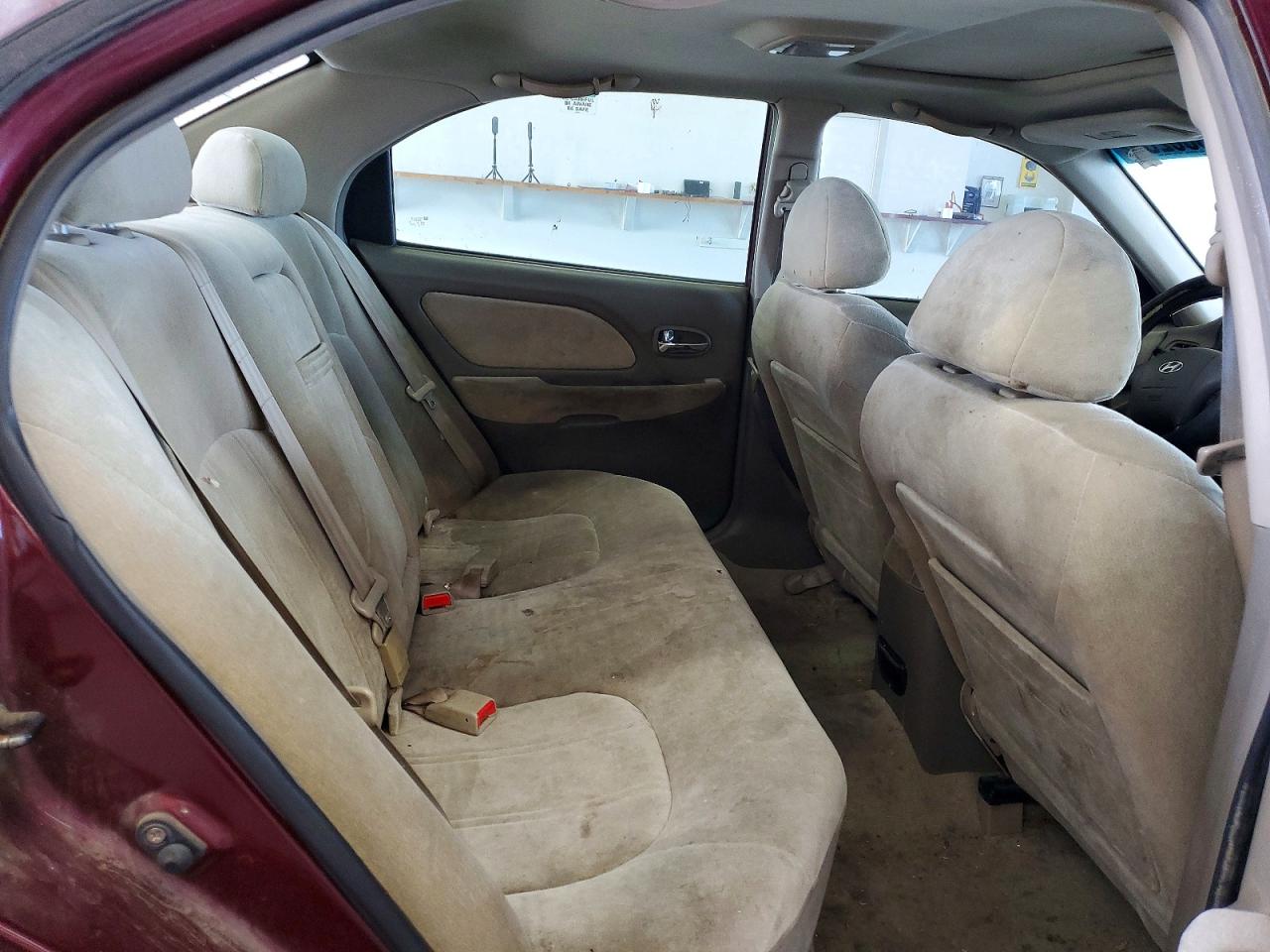 2005 Hyundai Sonata Gls Burgundy vin: KMHWF35H35A192004
