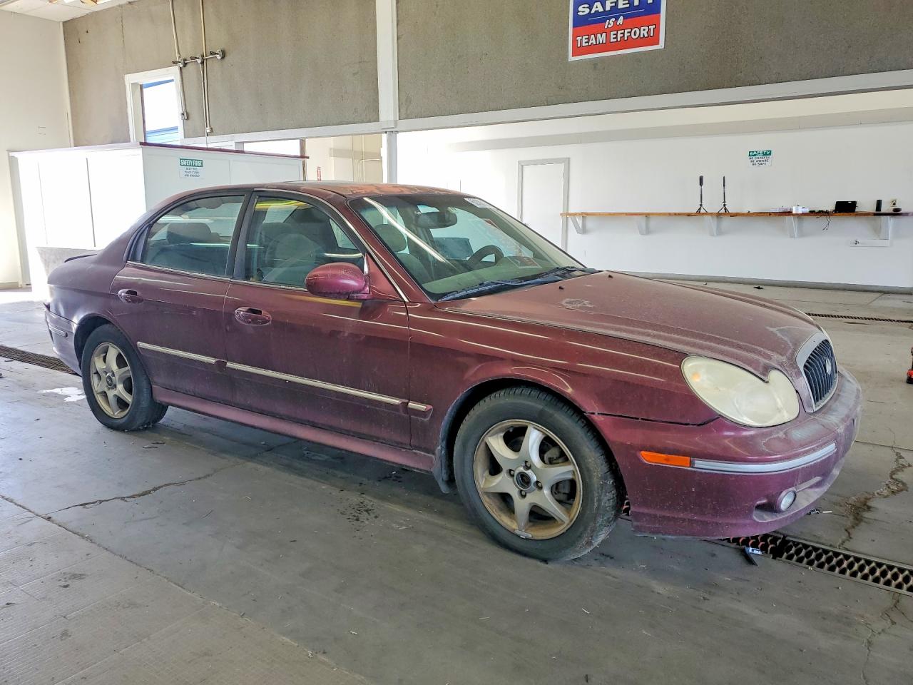 2005 Hyundai Sonata Gls Burgundy vin: KMHWF35H35A192004