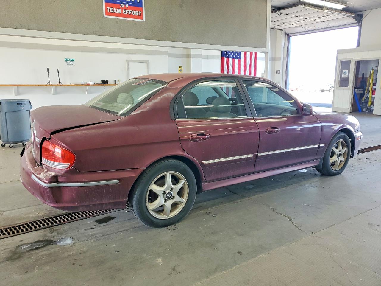 2005 Hyundai Sonata Gls Burgundy vin: KMHWF35H35A192004
