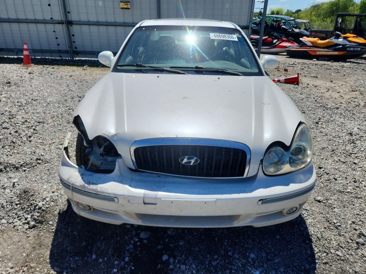 2005 Hyundai Sonata Gls White vin: KMHWF35H35A211070