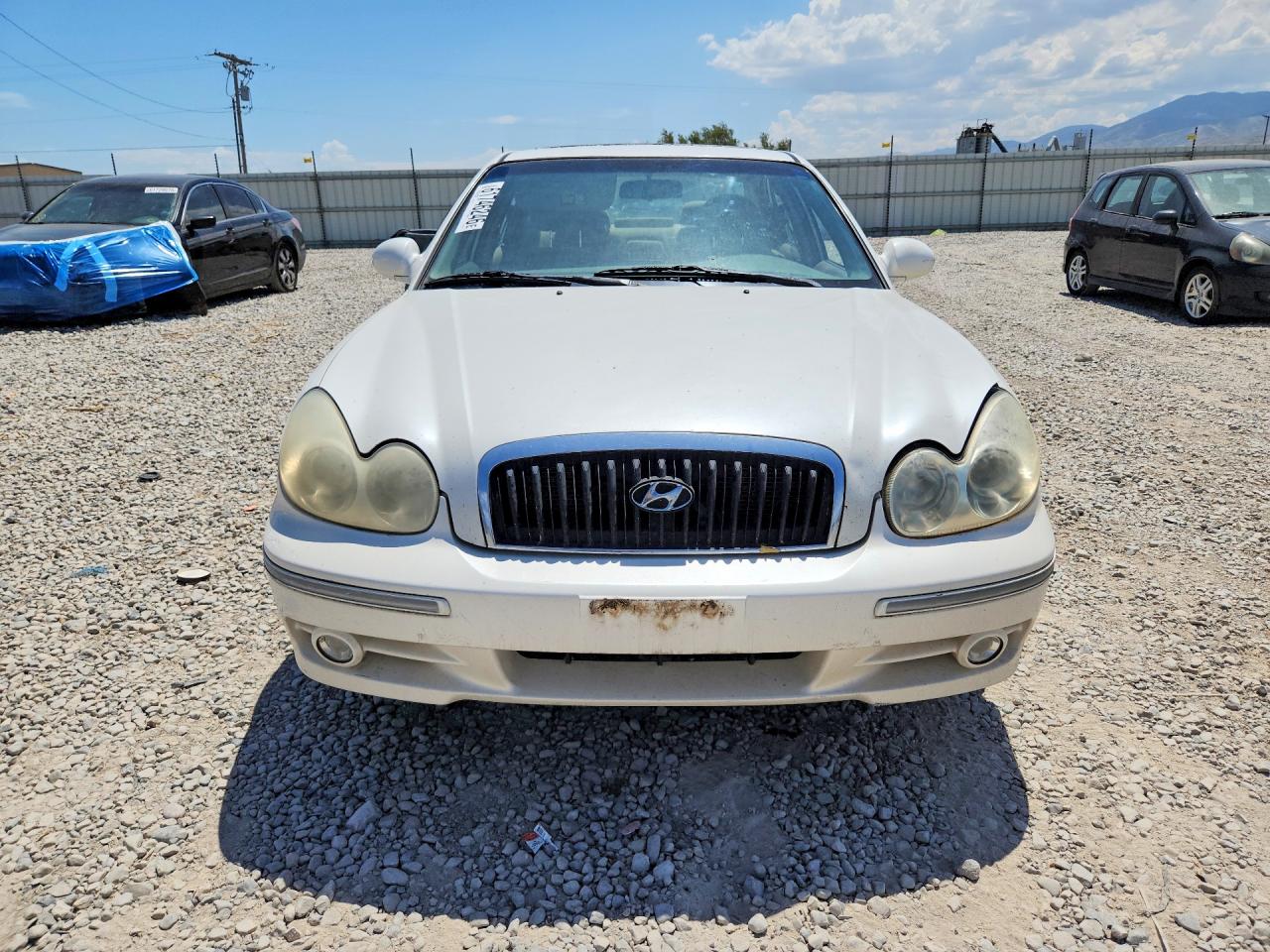 2003 Hyundai Sonata Gls White vin: KMHWF35H43A838437