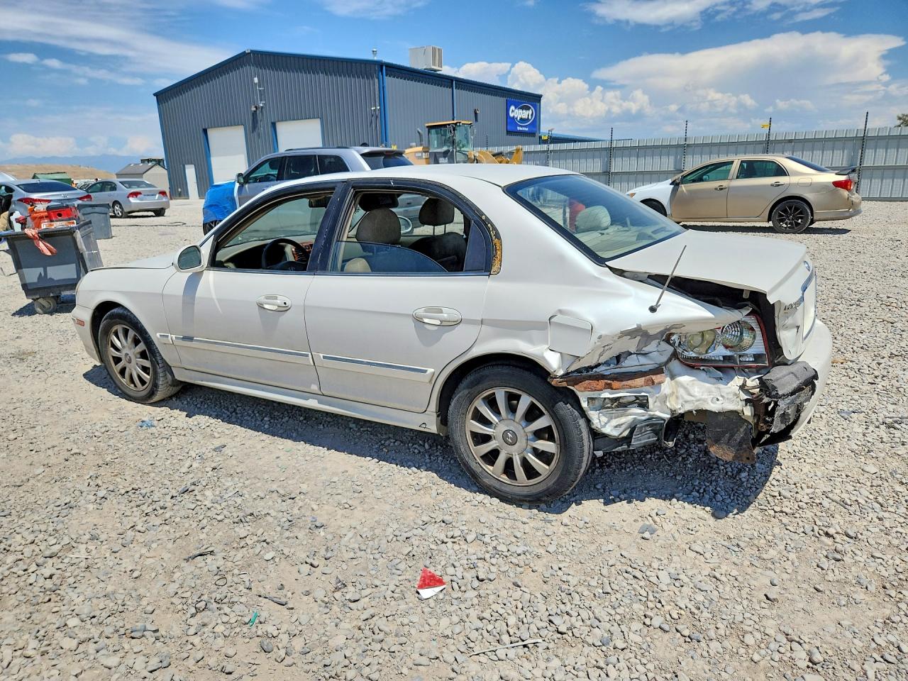2003 Hyundai Sonata Gls White vin: KMHWF35H43A838437